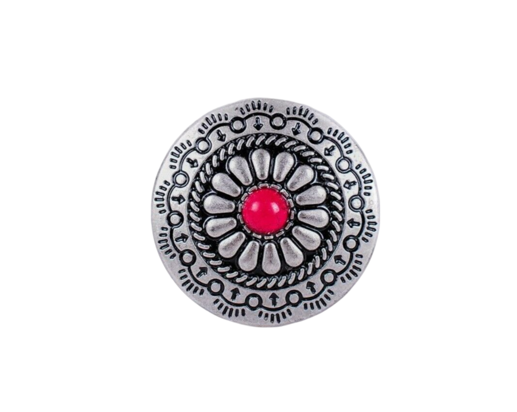 Western Concho Blumen Concha Nieten zum Schrauben Pferde 30 mm