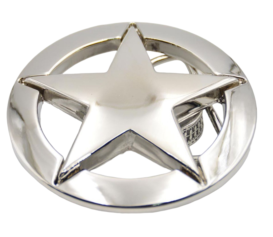 Gürtelschnalle Texas Star für Gürtel bis 4 cm Breite