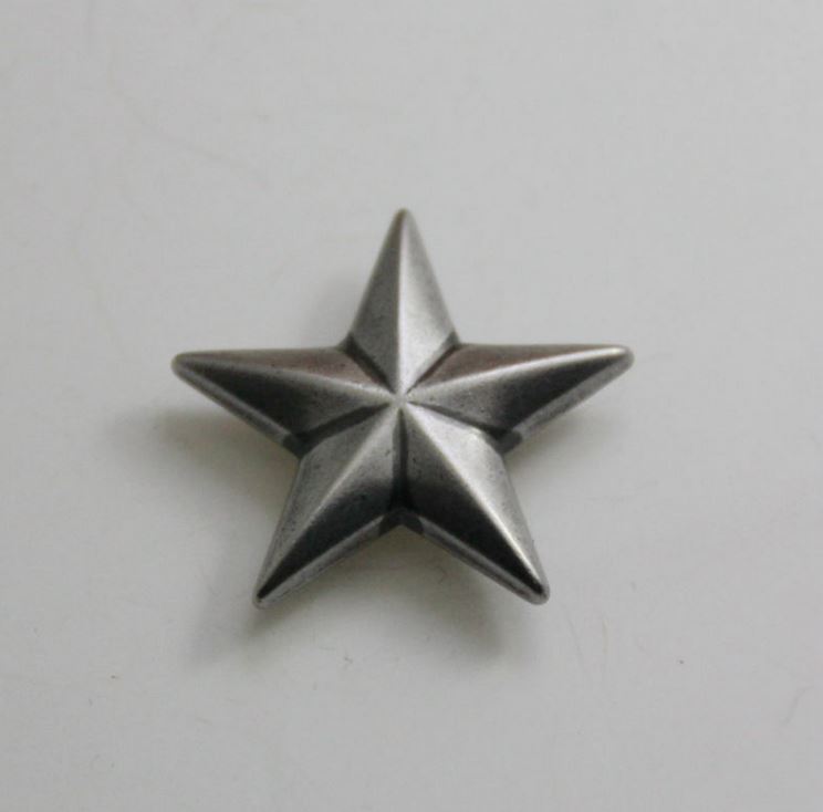 Stern 26 mm Western Concho matt zum Schrauben