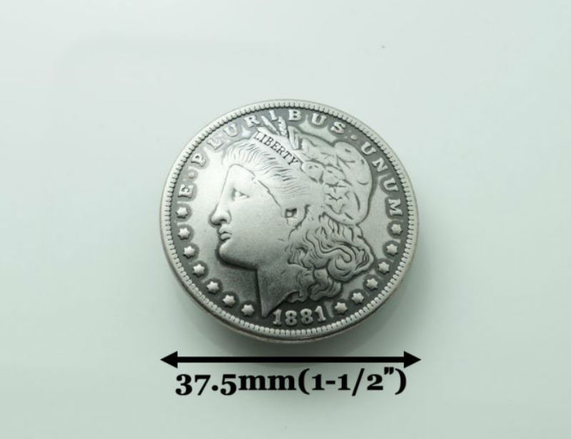 Lady Liberty 37 mm Western Concho zum Schrauben