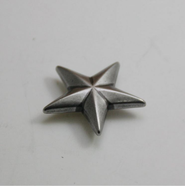 Stern 26 mm Western Concho matt zum Schrauben