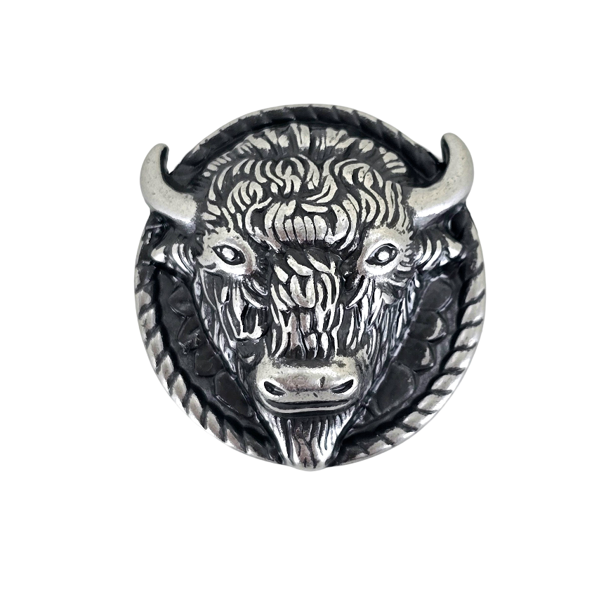 Western Concho Bison Büffel Wildrind Concha Nieten zum Schrauben 25 mm