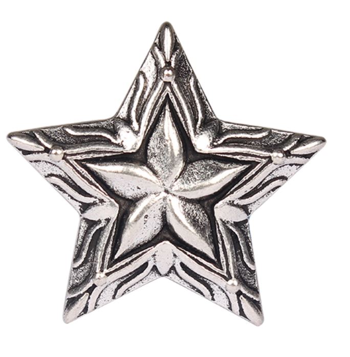 Stern 28 mm Western Concho matt Öse